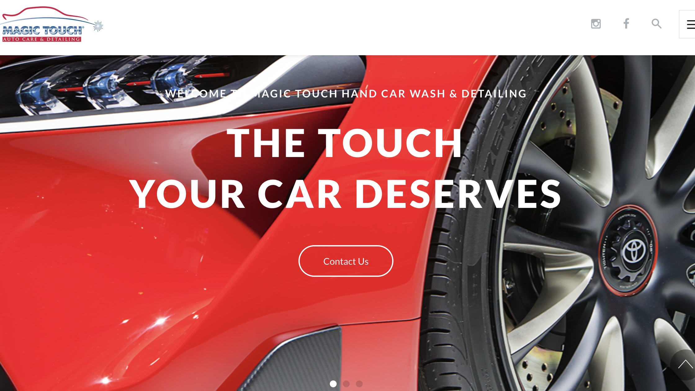 Magic Touch Auto Care Website Thumbnail