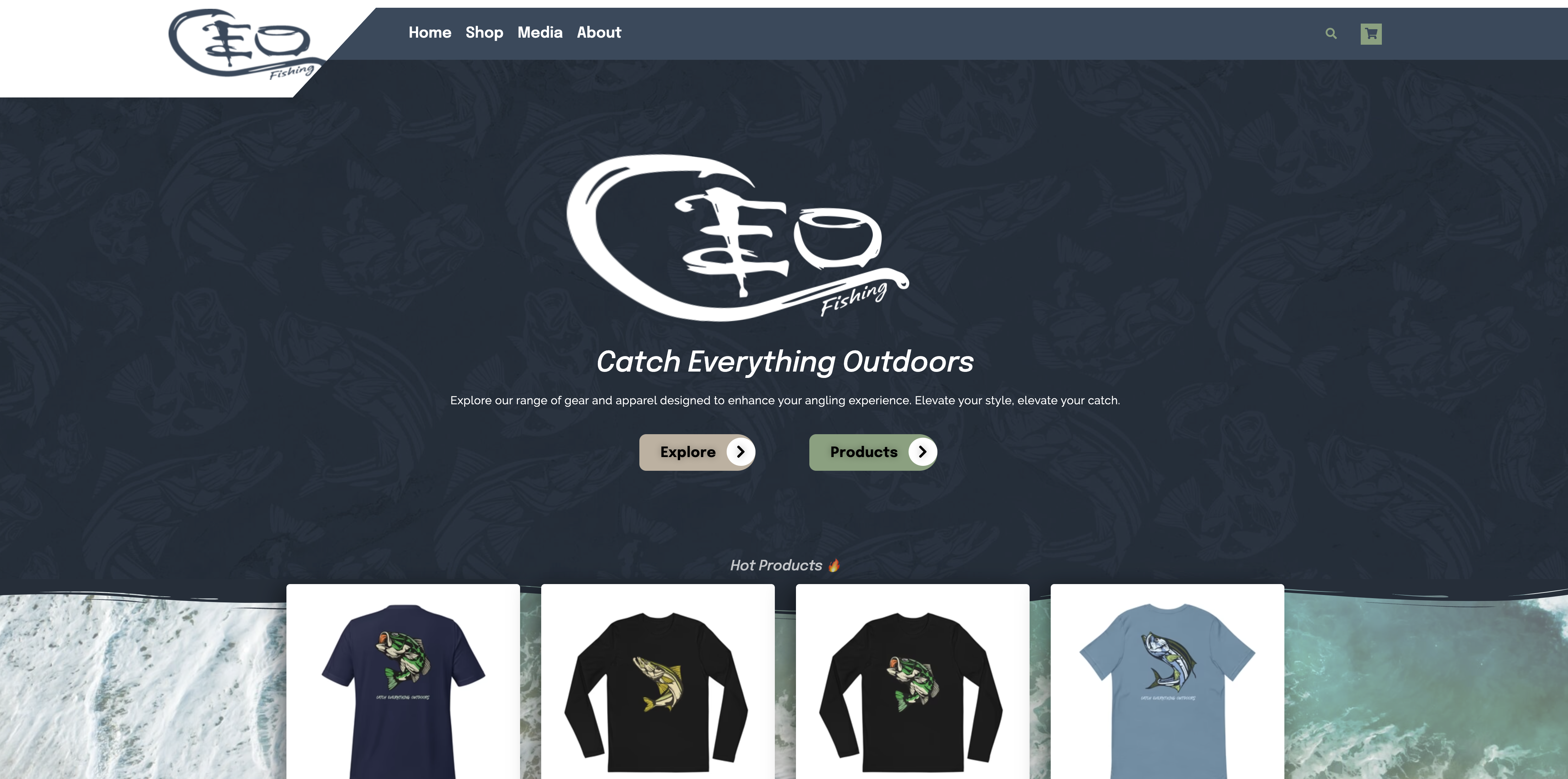 CEO Fishing Website